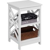 image:imageConvenience Concepts Titan End Table with Shelves WhiteWhite