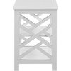 image:imageConvenience Concepts Titan End Table with Shelves WhiteWhite