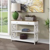 image:imageConvenience Concepts Town Square 1 Drawer Console Table GrayDriftwoodWhite