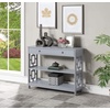 image:imageConvenience Concepts Town Square 1 Drawer Console Table GrayGrey