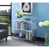 image:imageConvenience Concepts Town Square Chrome 3 Tier Bookcase Clear Glass  Chrome Frame