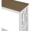 image:imageConvenience Concepts Town Square Console Table with Shelf DriftwoodWhiteDriftwoodWhite
