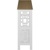 image:imageConvenience Concepts Town Square Console Table with Shelf DriftwoodWhiteDriftwoodWhite