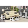 image:imageConvenience Concepts Town Square Console Table with Shelf DriftwoodWhiteDriftwoodWhite