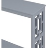 image:imageConvenience Concepts Town Square Console Table with Shelf DriftwoodWhiteGrey