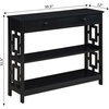image:imageConvenience Concepts Town Square Console Tables Black