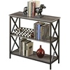 image:imageConvenience Concepts Tucson 3 Tier Bookcase Weathered GrayWeathered Gray