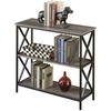 image:imageConvenience Concepts Tucson 3 Tier Bookcase Weathered GrayWeathered Gray