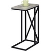 image:imageConvenience Concepts Tucson C End Table BarnwoodBlackFaux BirchBlack