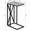 image:imageConvenience Concepts Tucson C End Table Sandstone  BlackSandstoneBlack