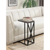 image:imageConvenience Concepts Tucson C End Table Weathered Gray  BlackWeathered GrayBlack