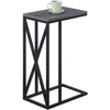 image:imageConvenience Concepts Tucson C End Table Weathered Gray  BlackWeathered GrayBlack