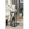 image:imageConvenience Concepts Tucson C End Table Weathered Gray  BlackWeathered GrayBlack