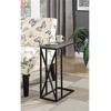 image:imageConvenience Concepts Tucson C End Table Weathered Gray  BlackWeathered GrayBlack