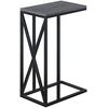 image:imageConvenience Concepts Tucson C End Table Weathered Gray  BlackWeathered GrayBlack