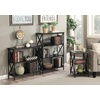 image:imageConvenience Concepts Tucson Cobalt End Table with Shelves R40633 Cobalt BlueBlackBlackBlack