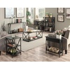 image:imageConvenience Concepts Tucson Cobalt End Table with Shelves R40633 Cobalt BlueBlackBlackBlack