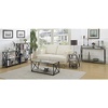 image:imageConvenience Concepts Tucson Cobalt End Table with Shelves R40633 Cobalt BlueBlackFaux BirchBlack