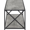 image:imageConvenience Concepts Tucson Coffee Table with Shelf Weathered GrayFaux Birch