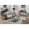 image:imageConvenience Concepts Tucson Coffee Table with Shelf Weathered GrayWeathered Gray