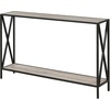 image:imageConvenience Concepts Tucson Console Table 4725  Modern Narrow Sofa Display Accent with Storage Shelf for Contemporary Living Room Entryway amp Hallway SandstoneSandstone