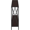 image:imageConvenience Concepts Tucson Console Table 4725  Modern Narrow Sofa Display Accent with Storage Shelf for Contemporary Living Room Entryway amp Hallway SandstoneEspresso  Black
