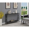 image:imageConvenience Concepts Tucson Console Table 4725  Modern Narrow Sofa Display Accent with Storage Shelf for Contemporary Living Room Entryway amp Hallway SandstoneEspresso  Black