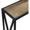 image:imageConvenience Concepts Tucson Console Table 4725  Modern Narrow Sofa Display Accent with Storage Shelf for Contemporary Living Room Entryway amp Hallway SandstoneWeathered BarnwoodBlack