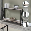 image:imageConvenience Concepts Tucson Console Table 4725  Modern Narrow Sofa Display Accent with Storage Shelf for Contemporary Living Room Entryway amp Hallway SandstoneSandstone