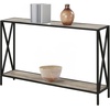 image:imageConvenience Concepts Tucson Console Table 4725  Modern Narrow Sofa Display Accent with Storage Shelf for Contemporary Living Room Entryway amp Hallway SandstoneSandstone