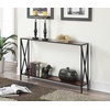image:imageConvenience Concepts Tucson Console Table 4725  Modern Narrow Sofa Display Accent with Storage Shelf for Contemporary Living Room Entryway amp Hallway SandstoneCherry  Black