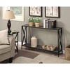 image:imageConvenience Concepts Tucson Console Table 4725  Modern Narrow Sofa Display Accent with Storage Shelf for Contemporary Living Room Entryway amp Hallway SandstoneGreyBlack