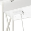 image:imageConvenience Concepts Tucson Flip Top End Table with Charging Station 2375  Modern Living Room Table with Storage Shelf Side Table Side Table WhiteWhiteWhiteWhite