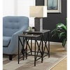 image:imageConvenience Concepts Tucson Nesting End Tables Weathered Gray  BlackWeathered Gray