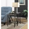 image:imageConvenience Concepts Tucson Nesting End Tables Weathered Gray  BlackWeathered Gray