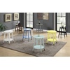 image:imageConvenience Concepts Wilson Mid Century Round End Table with Bottom Shelf White 1775 in x 1775 in x 24 in D x W x HWhite