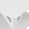 image:imageConvenience Concepts Winston Coffee Table 4725  Modern Center Room Accent with Storage Shelf for Transitional Traditional Living amp Family Room BlackWhite