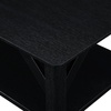 image:imageConvenience Concepts Winston Coffee Table 4725  Modern Center Room Accent with Storage Shelf for Transitional Traditional Living amp Family Room BlackBlack