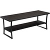 image:imageConvenience Concepts XCalibur Coffee Table Espresso  Slate Gray FrameEspressoSlate Gray Frame