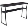 image:imageConvenience Concepts XCalibur Console Table Faux Birch  Slate Gray FrameEspresso  Slate Gray Frame