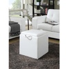 image:imageDesigns4Comfort Park Avenue Single Ottoman with Stool and Reversible TrayWhite