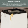 image:imageDesigns4Comfort Park Avenue Single Ottoman with Stool and Reversible TrayWhite
