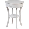 image:imageConvenience Concepts Classic Accents Schaffer End Table Dark Gray WirebrushWhite