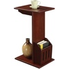image:imageConvenience Concepts Designs2Go Abby C End Table 15  Traditional C Couch Table Classic Living Room Side Table with Magazine Holder Family Room Sliding End Table BlackMahogany