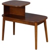 image:imageConvenience Concepts Designs2Go Maxwell Chairside End Table 28  2 Tier Narrow MidCentury Modern Side Accent with Storage Shelves for Living amp Family Room EspressoEspresso