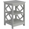 image:imageConvenience Concepts Diamond End Table GrayGrey