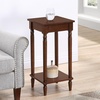image:imageConvenience Concepts French Country Kim End Table 14  Traditional Farmhouse Side Table for Family Room Transitional End Table for Living Room EspressoEspresso