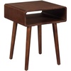 image:imageConvenience Concepts Napa End Table 1875  MidCentury Modern Accent Side Table with Storage Shelf for Transitional Contemporary Living amp Family Room EspressoEspresso