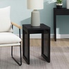 image:imageConvenience Concepts Northfield Weave End Table 1575  Rattan Boho Side Table for the Living Room Family Room Wicker End Table BlackBlack