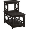 image:imageConvenience Concepts Omega 2 Step Chairside End Table BlackEspresso